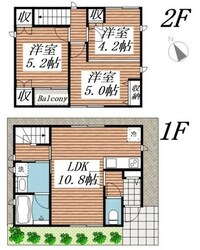 世田谷区桜２丁目戸建住宅の物件間取画像